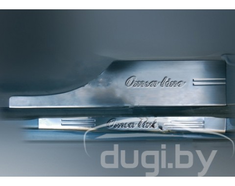 Накладки на дверные пороги (нерж.) 4 шт. для Caddy (2004-2010)